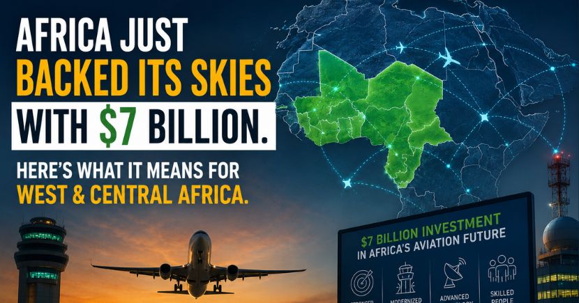 Africa Just Backed Its Skies with $7 Billion. Here's What It Means for West & Central Africa.