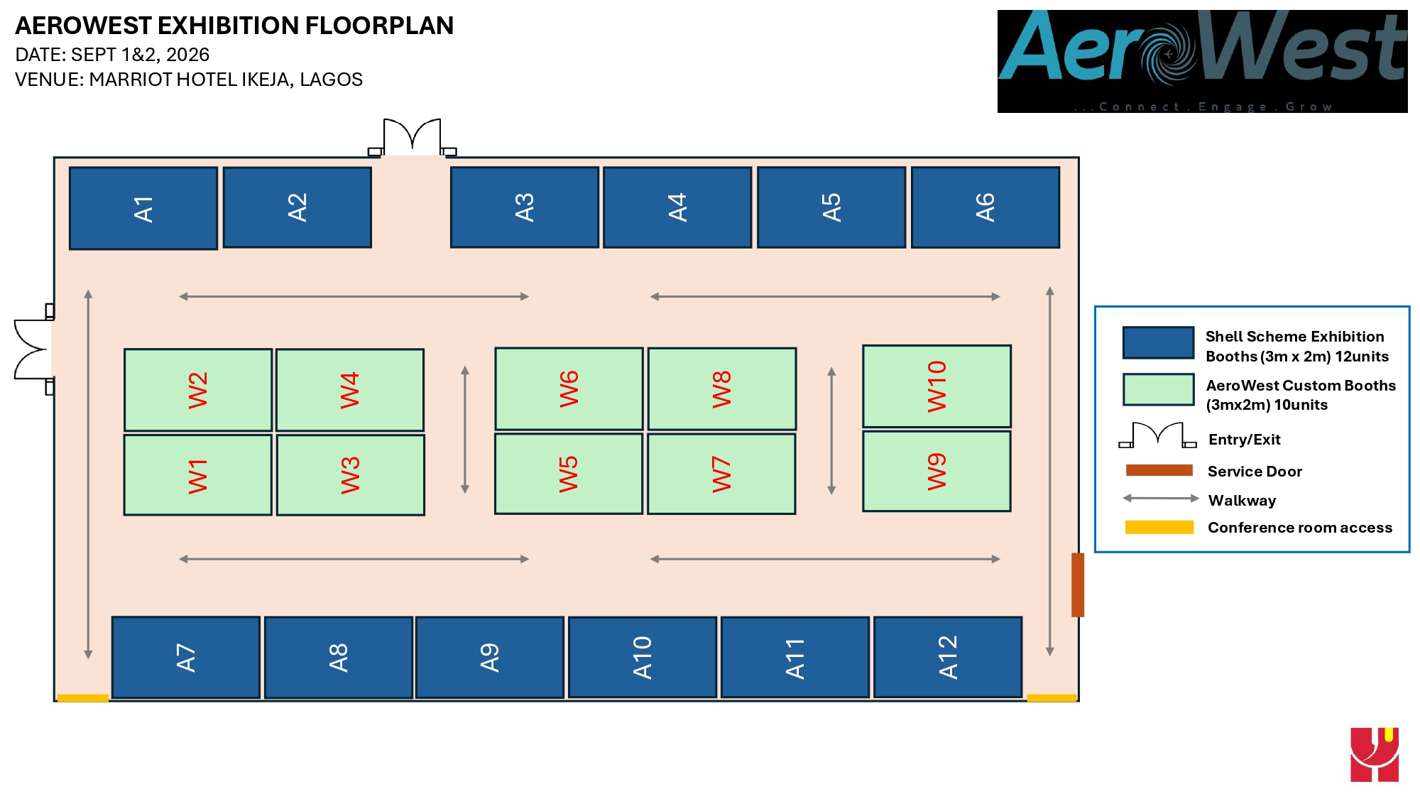 AeroWest Africa Floor Plan